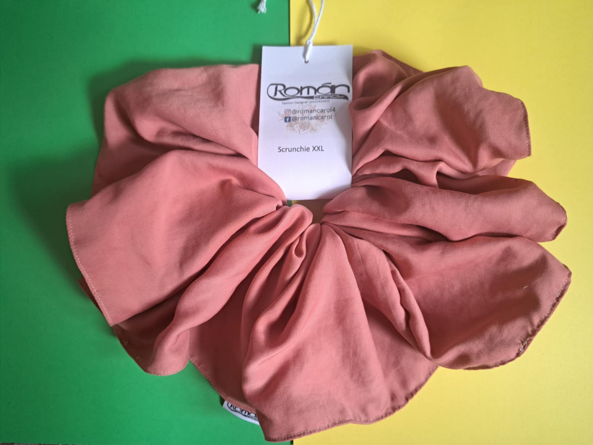 Dark Rose scrunchie XXL