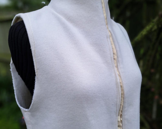 Romantic wool vest for any occasion